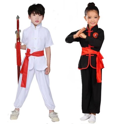 Chinese Traditional KungFu Uniform Boys Girls Wushu Costume Suit Stage Outfit - Picture 15 of 32