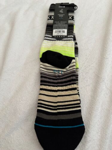 NWT New Stance Men's Curren St Crew Socks Green Large 9-13 - Picture 4 of 4