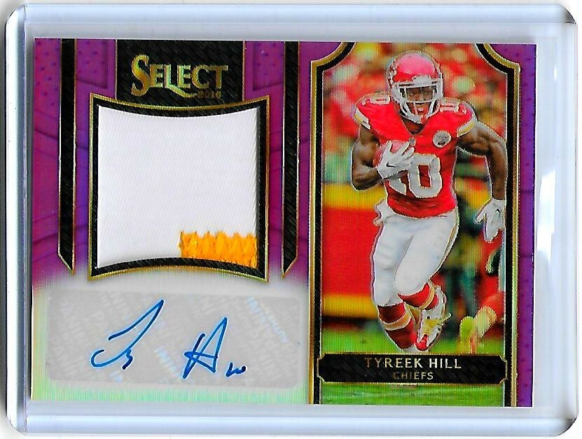 TYREEK HILL タイリーク ヒル 直書きサインカード AUTO NFL