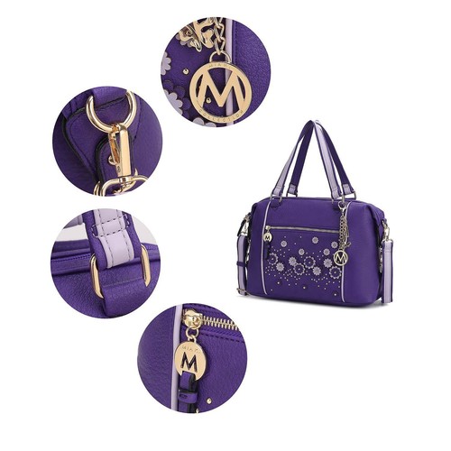 MKF Collection Francis Tote - Damen Handtasche aus veganem Leder mit verstellbarem Riemen - Bild 9 von 22
