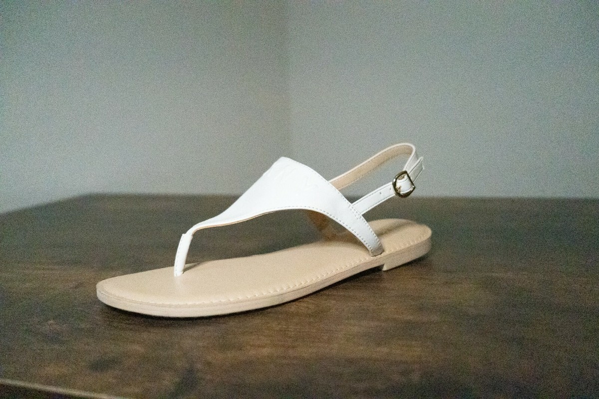 Ivory thong best sale sandals