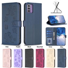 Fashion Clover Pattern Case Leather Wallet Cover For Nokia G42 C32 C22 G22 C12