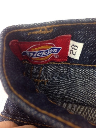 Dickies Women's Jeans - Medium Dark Wash Boot Cut 100% Cotton Sz 28 Bin28#14 - Picture 3 of 7