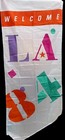 Welcome La 1984 Los Angeles Olympics Flag