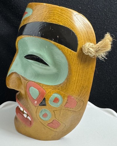 Vintage First Nations Mask reproduction unique piece of art beautiful - Picture 6 of 9