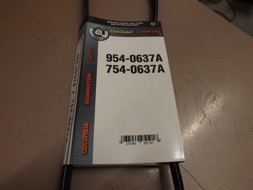 New Cub Cadet Troy-Bilt Belt 954-0637, 754-0637A - Picture 2 of 2