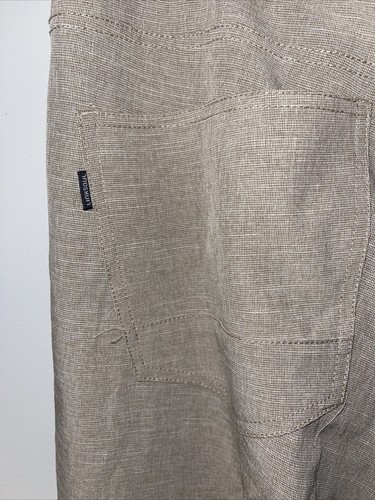 Pantalon de golf Linksoul Chino Khaki homme 36x32 jambe droite plat avant logo extensible - Photo 7/7