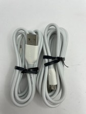 2x Anker Powerline micro USB cable charging Data transfer 6ft white