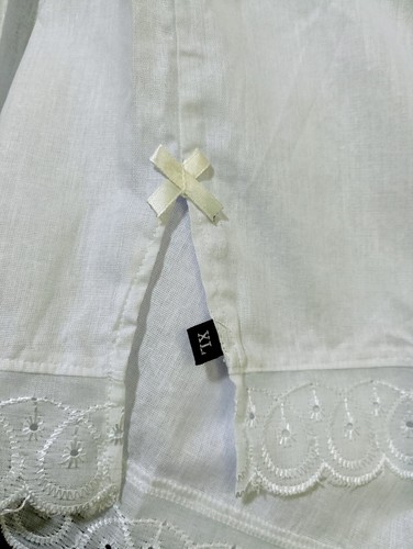 Women's 100% cotton Underskirt Halfslip Petticoat Lace trim Slit Skirt UK 6-18 - Picture 23 of 63