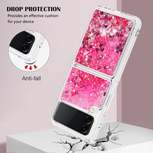 For Samsung Galaxy Z Flip 6 5 3/4 Shockproof Quicksand Hybrid TPU Glitter Case - Picture 51 of 67