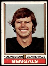 1974 TOPPS KEN ANDERSON. CINCINNATI BENGALS #401