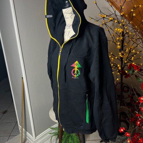 LRG Clothing & Equipment Multicolor Zip Up Jacket Hoodie Men’s Size L - Picture 5 of 16