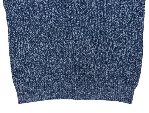 Suéter H&M Etiqueta de Productos Graduados LOGG Para Hombres 2XL Algodón Chal Cuello Azul/Blanco - Imagen 3 de 9