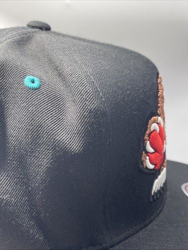 Memphis Vancouver Grizzlies Black Hat & Bill Snapback Hat Cap Mitchell & Ness - Picture 9 of 21