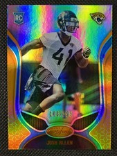2019 Panini Certified Josh Allen Orange Holofoil Rookie /199 #199 Jacksonville 