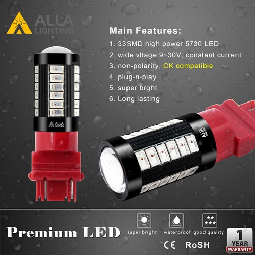Bombillas de freno estroboscópicas LED 4 tiempos luces de freno intermitentes para Ford F-150 2015-2017 - Imagen 8 de 12