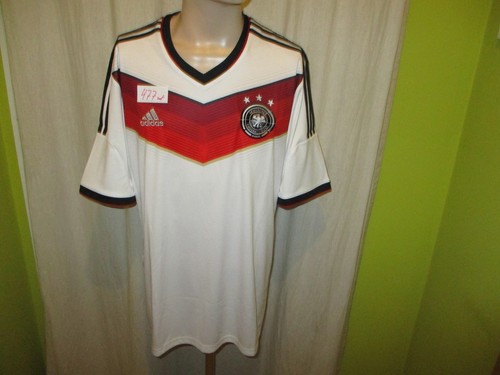 Deutschland "DFB" Nr.477 Adidas Heim Weltmeisterschaft Sieger Trikot 2014 Gr.XL 