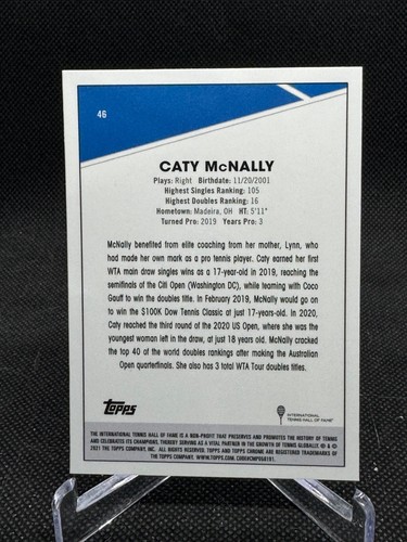 2021 Topps Chrome Tennis Sapphire Pick Your Own & Complete Your Set - Picture 54 of 124