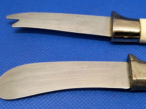 Cornflower Blue Bread, Cheese & Spread Knife Lifetime Cutlery Sheffield Engl - Picture 16 of 20