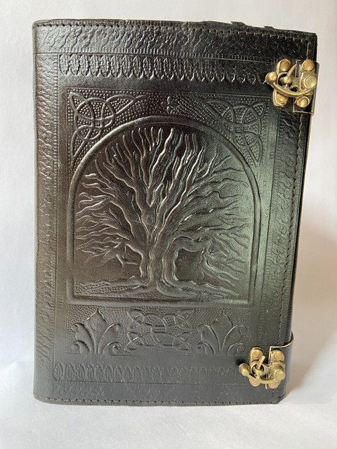 Extra Large Tree of Life Black Leather Journal 600 Page 10x7 inch Diary Gift Extra Large Tree of Life Black Leather Journal 600 Page 10x7 inch Diary Gift