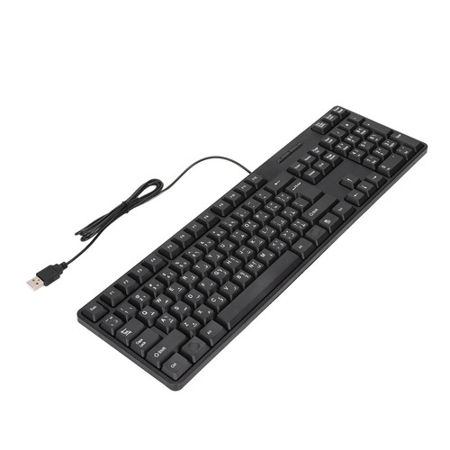 Arabic Keyboard 104 Keys USB Interface Wired Design Black ABS Material Offic Fit - Picture 5 of 23