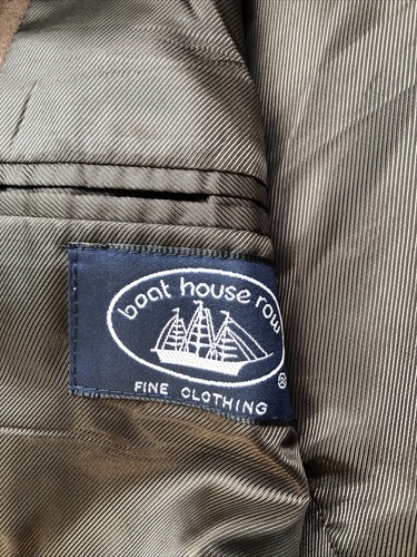 Boat House Row Dark Brown 2 Button Blazer Size XL Extra Large - Picture 3 of 3