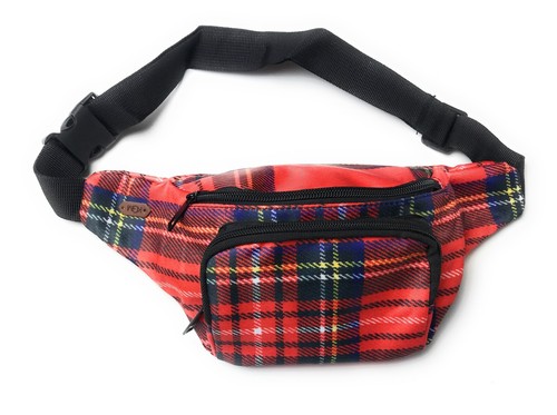 Bolso de cintura resistente al agua Tartan - bolsas de viaje bandolera - Imagen 2 de 9