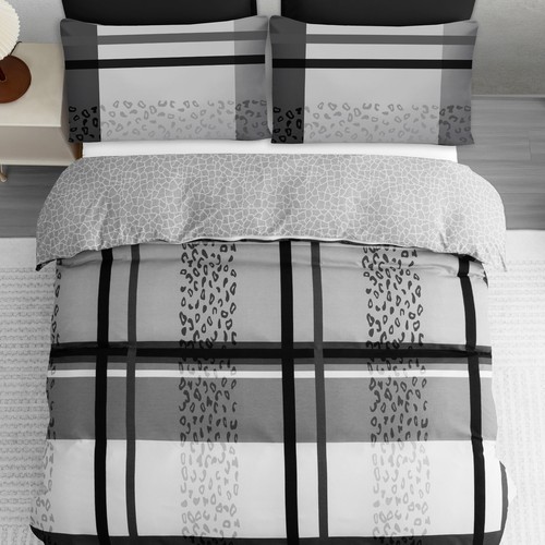 Duvet Cover Set Reversible King Size Duvet Cover Bedding Set Single Double King - Picture 124 of 544