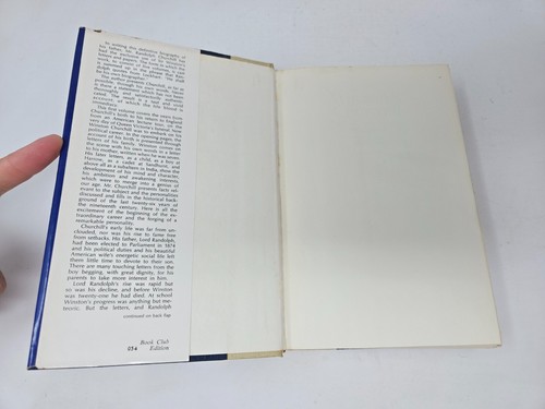 Winston S. Churchill, Youth 1874-1900 Volume 1 by Randolph S. Churchill BCE 1966 - Foto 5 di 8