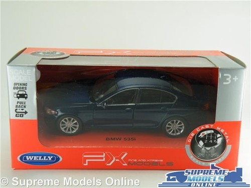 BMW 535I MODEL CAR BLUE 1:36-1:38 SIZE WELLY NEX FX 4 DOOR SALOON T34Z - Picture 5 of 5