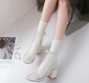 womens clear boots