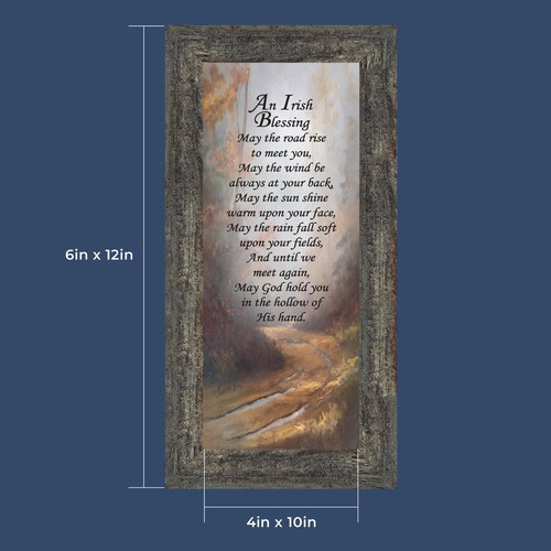 An Irish Blessing May the Road Rise to Meet You, Celtic Home Blessing Wall Decor - Picture 7 of 24