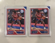 Lot Of 2 2020-21 Panini Chronicles PINK TYRESE MAXEY RC #76 Threads + Base 76ers