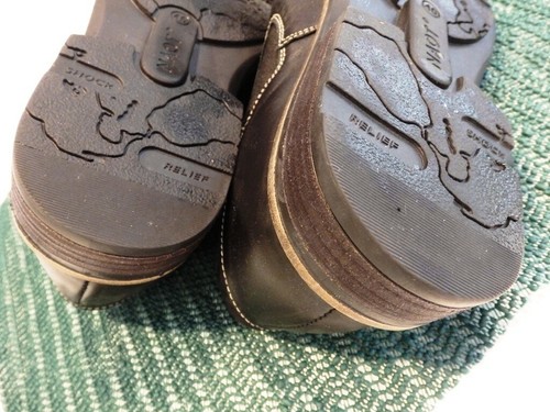 NEW!! NAOT Men's Black Brown SHOES LOAFERS 7 (40) - no box - Made in Israel - Picture 8 of 8