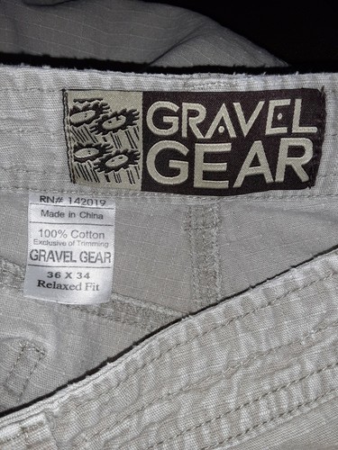 Men GRAVEL GEAR 100% Cotton Work Pants Size 36X34 - Picture 5 of 6