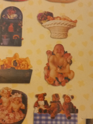 Anne Geddes Boxed Cards 11 w/envelopes Open Box Large Cut-Out Shaped Babies VTG - Picture 4 of 8