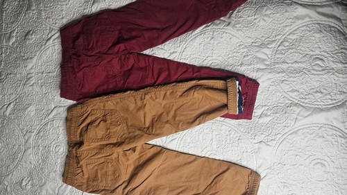 Lot Of 2 NEW HANNA ANDERSSON Toddler Boys Cotton Lined Pull On Pants 100 4T - Picture 3 of 8