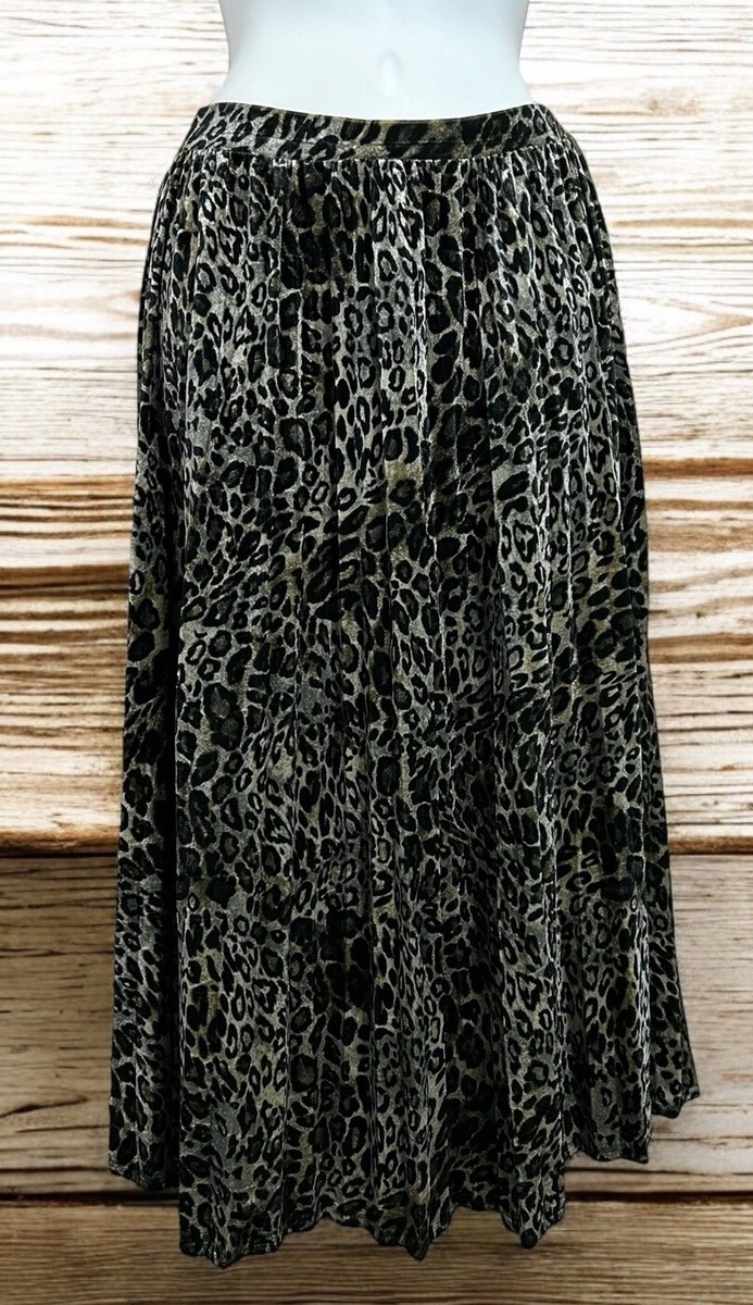 Pleated Midi Maxi Skirt Animal Print Skirt Midi Zara Mystree