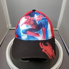 2014 KIDS Spider Man Hat Distressed Marvel Snapback Cap Red Black Blue