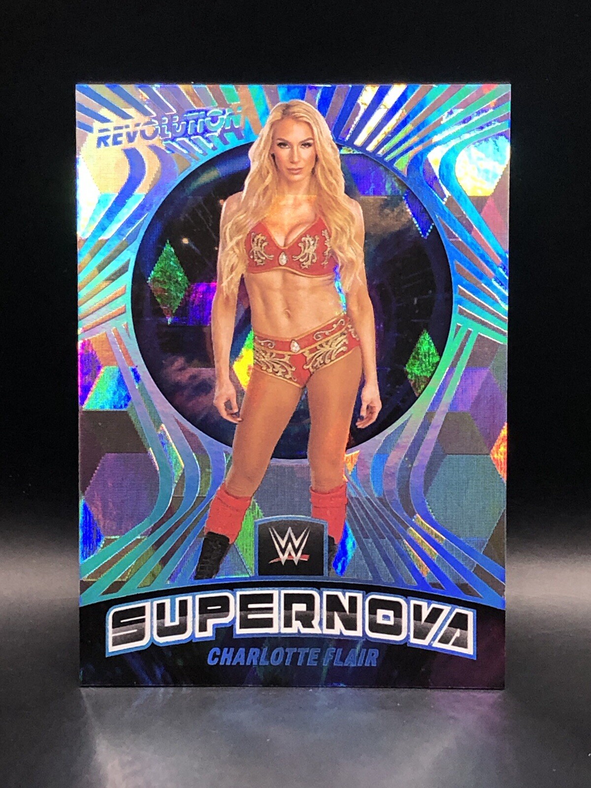 2022 Panini Revolution WWE Diva Charlotte Flair Supernova #29 Cubic #'d /49