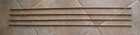 Bamboo Fly Rod 42" Blanks (4) .25-.35" 1960's Phillipson, Wright & McGill.