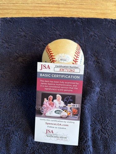 Jack Morris 1984 W.S. Autographed OAL Gene A Budig Baseball JSA COA Vintage - Picture 2 of 8