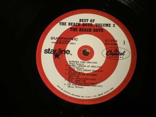 Best Of The Beach Boys Vol. 2 lp Starline/Capitol DT 2706 Excellent Stereo - Picture 5 of 6