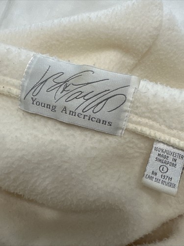 Vintage Lord and Taylor Young Americans Hooded Fleece Jacket Size Large - Picture 3 of 4