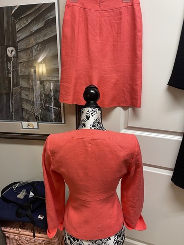 SALE!  Rockanzug 2-teilig, 100 % Leinen, hellkoralle - Bild 4 von 12