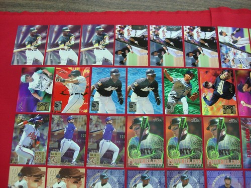 FLEER PREMIUM PRODUCT BLOWOUT LOT FLAIR EMOTION BRILLIANTS FOCUS METAL 50 CARDS - Picture 3 of 7