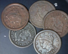 Us Large Cents (collectors grade) Dates Vary My choice.