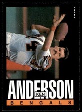 1985 TOPPS KEN ANDERSON . CINCINNATI BENGALS #210