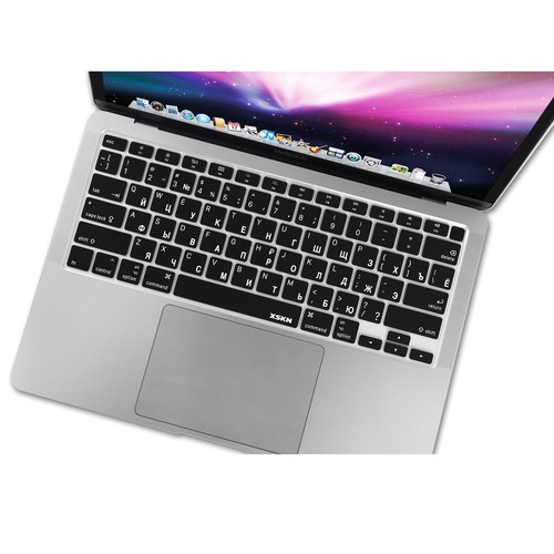 XSKN Russian language Keyboard Skin for MacBook Air 13 with Touch ID A2179/A2337 - Afbeelding 5 van 5