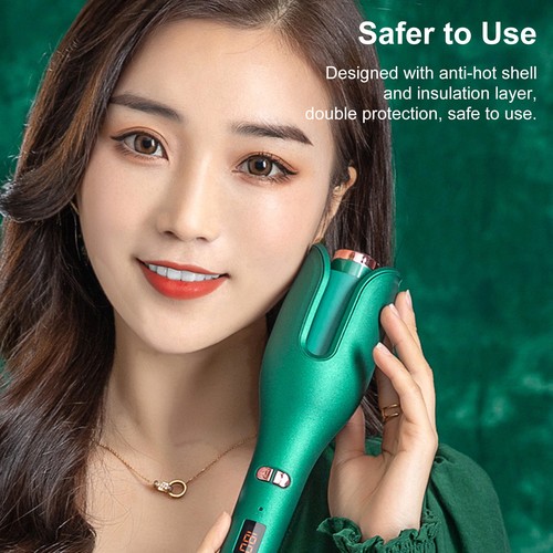 Hair Curler LCD Cordless Auto Rotating Waver Curling Iron Ceramic Wireless AUS - Picture 10 of 17